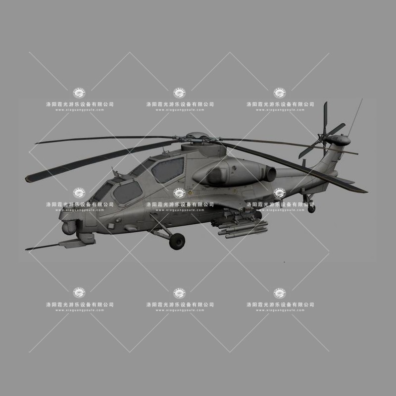 东丽武装直升机3D模型